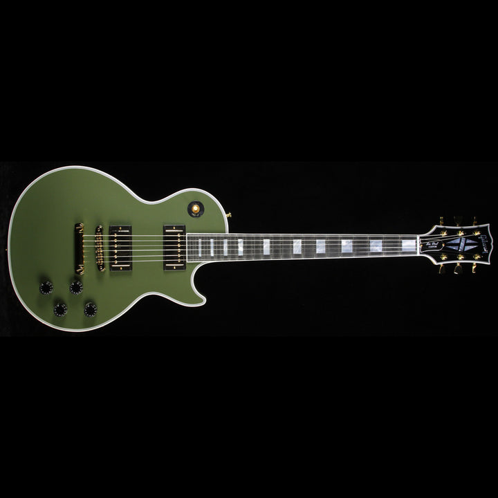 Gibson Custom Shop Made 2 Measure Les Paul Custom Electric Guitar Olive Green