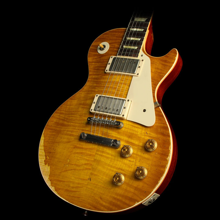 Used 2013 Gibson Custom Shop 1959 Les Paul Aged Electric Guitar Dirty Lemon