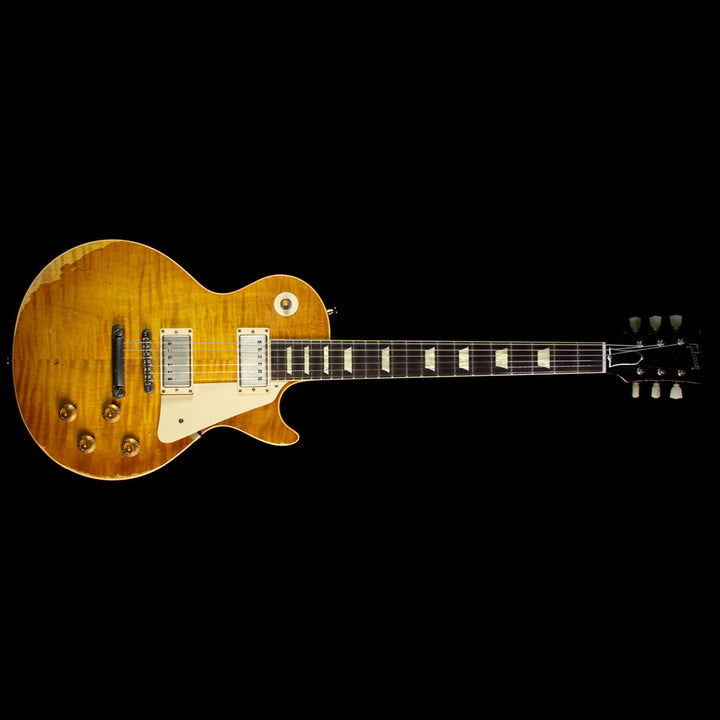 Used 2013 Gibson Custom Shop 1959 Les Paul Aged Electric Guitar Dirty Lemon