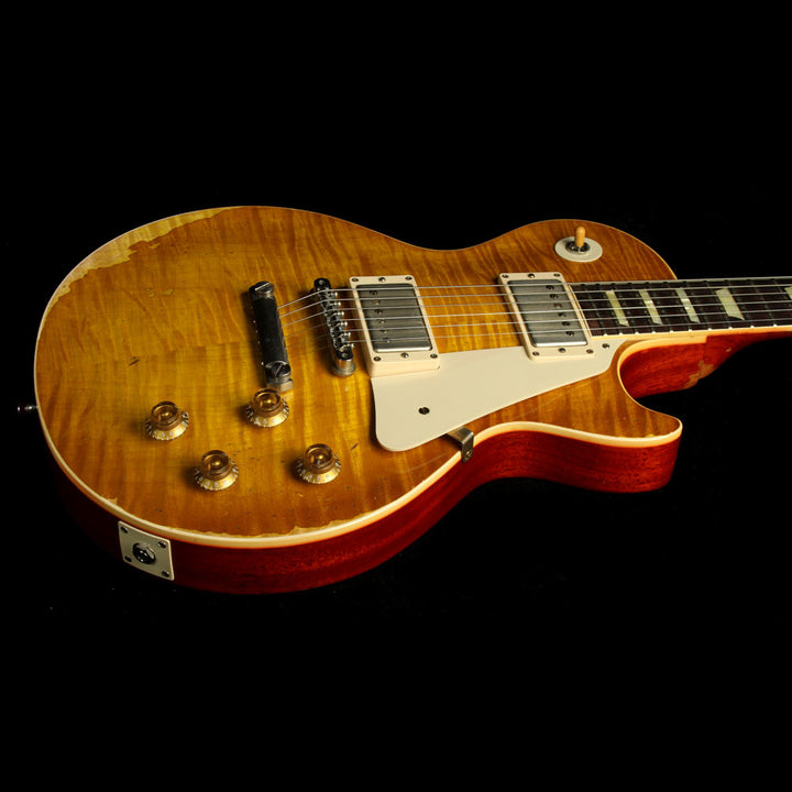 Used 2013 Gibson Custom Shop 1959 Les Paul Aged Electric Guitar Dirty Lemon