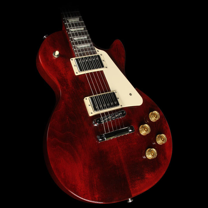 Used 2017 Gibson Les Paul Studio T Electric Guitar Wine Red