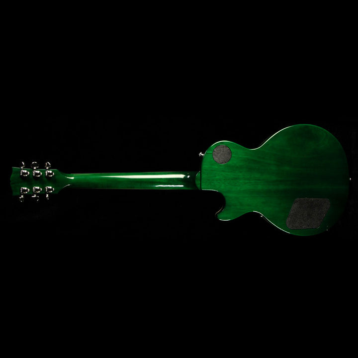 Used 2017 Gibson Les Paul Classic T Electric Guitar Green Ocean Burst