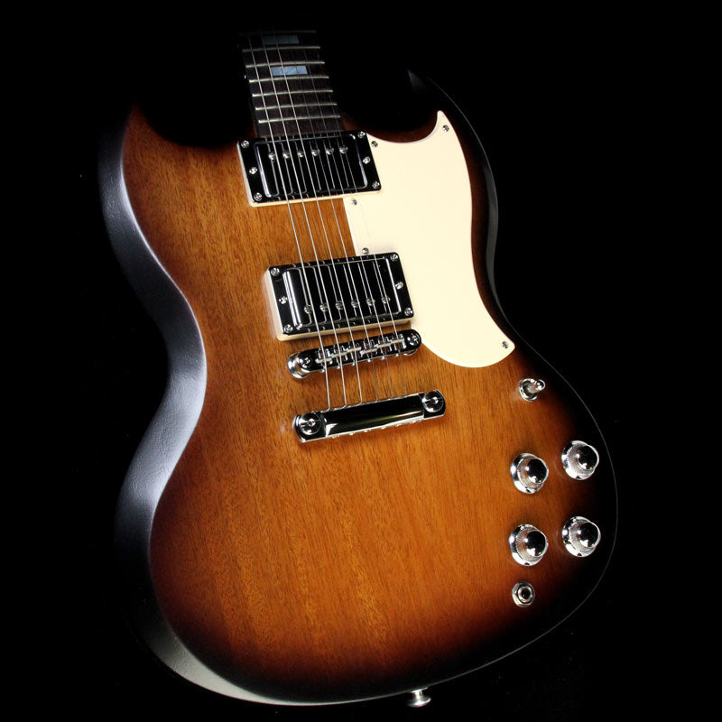 gibson sg tobacco Standard - Vintage Sunburst the SG Supreme is as much a visual statement as it is a powerful rock machine Gibson SG Standard Tobacco burst