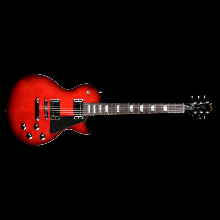Used 2017 Gibson Les Paul Studio HP Electric Guitar Black Cherry Burst