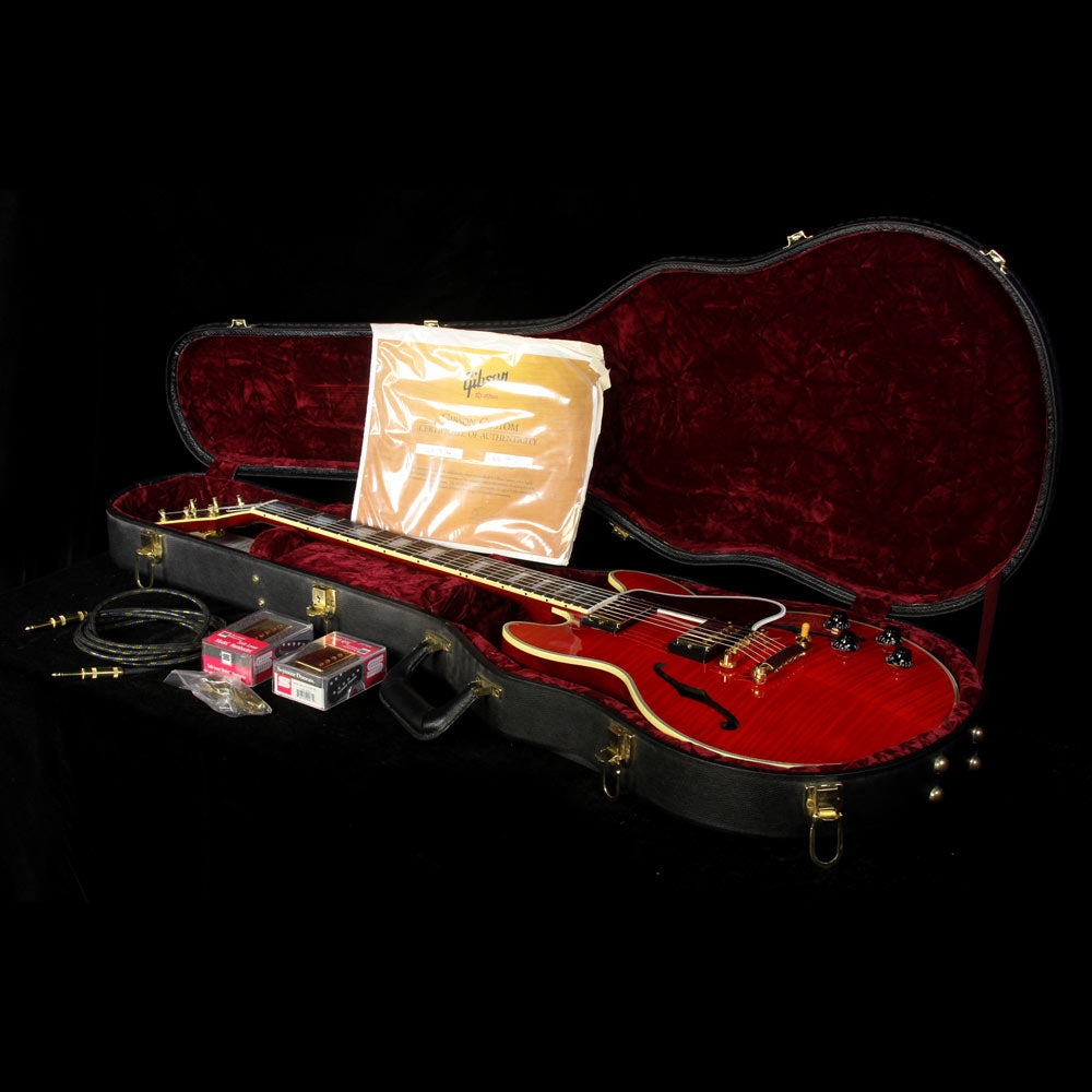Used 2008 Gibson Custom Shop CS-356 Electric Guitar Faded Cherry — 8