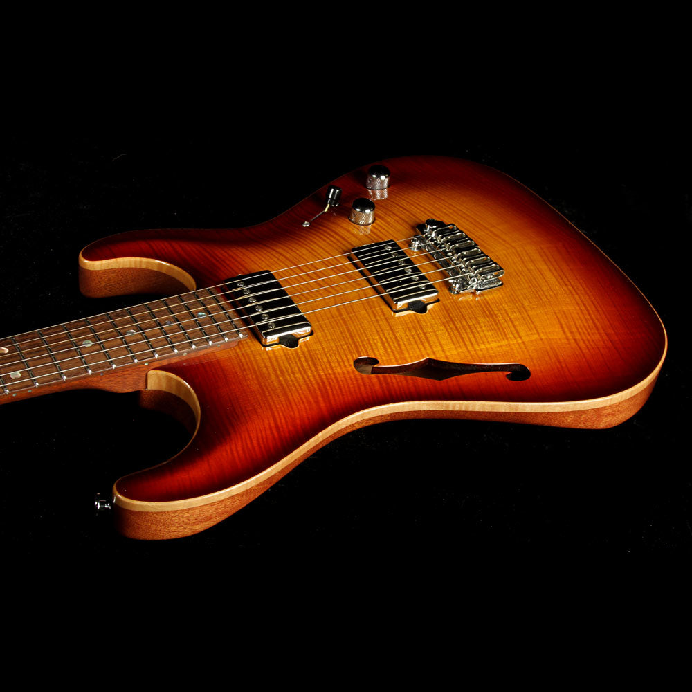 Used 2007 Suhr Archtop Standard Electric Guitar Aged Cherry Burst — 6