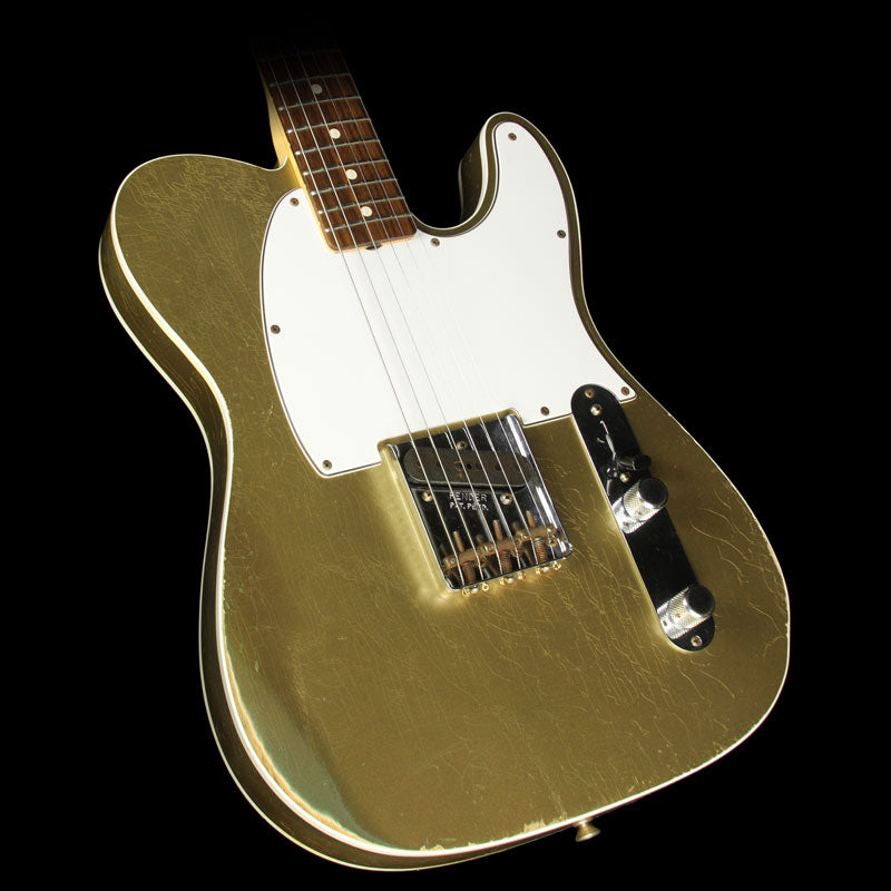 Used 2012 Fender Custom Shop '59 Esquire Relic Electric Guitar Aztec Gold — 1