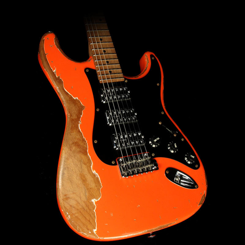 Used Suhr Classic Extreme Antique Triple TV Jones Electric Guitar Fiesta Orange — 1