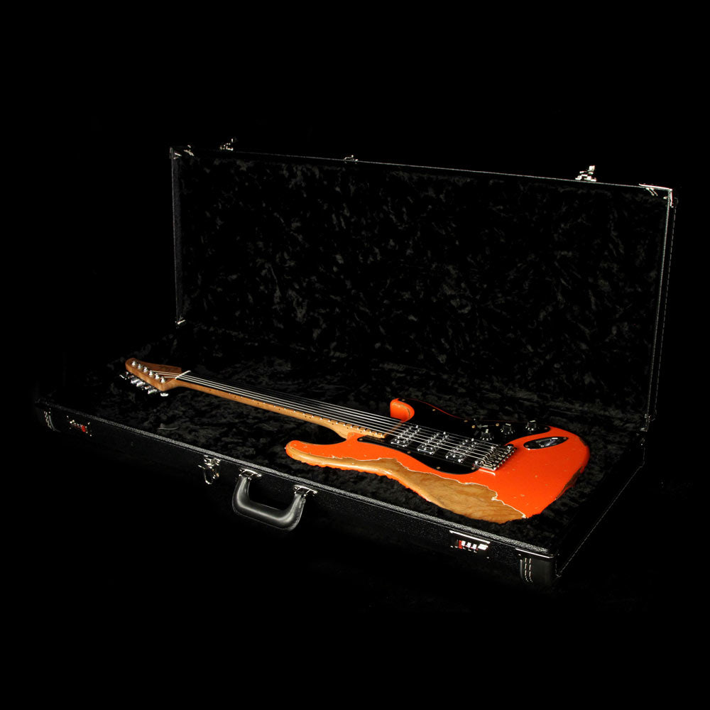 Used Suhr Classic Extreme Antique Triple TV Jones Electric Guitar Fiesta Orange — 5