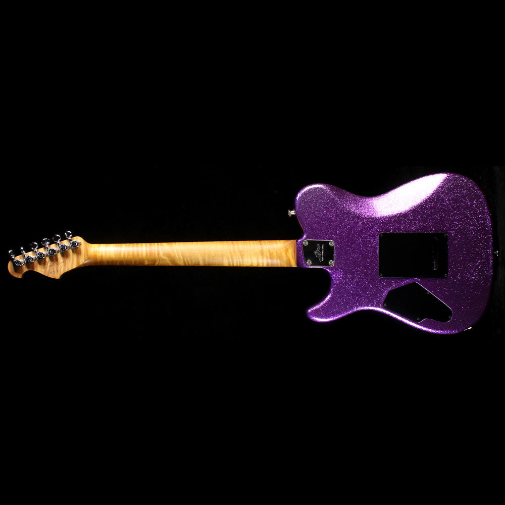 Used 2015 Lipe Carved Top Virtuoso Electric Guitar Purple Sparkle — 3