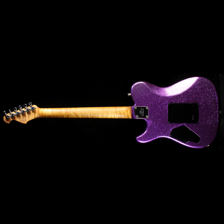 Used 2015 Lipe Carved Top Virtuoso Electric Guitar Purple Sparkle