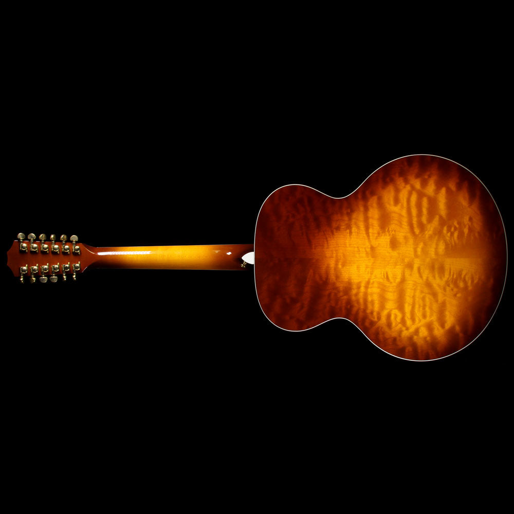 Used 2002 Taylor 655/12e Jumbo Acoustic Guitar Sunburst — 3