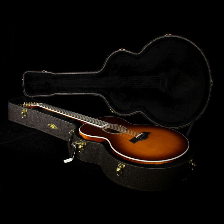 Used 2002 Taylor 655/12e Jumbo Acoustic Guitar Sunburst