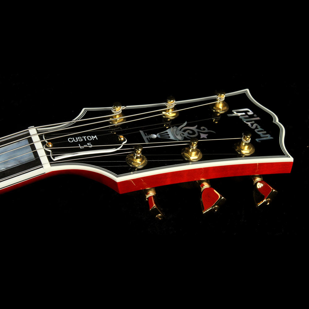 Used Gibson Custom L-5 CT Electric Guitar Faded Cherry — 4