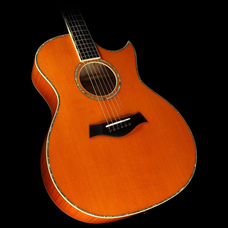 Used 2009 Taylor DDSM Doyle Dykes Signature Acoustic-Electric Guitar Orange — 1