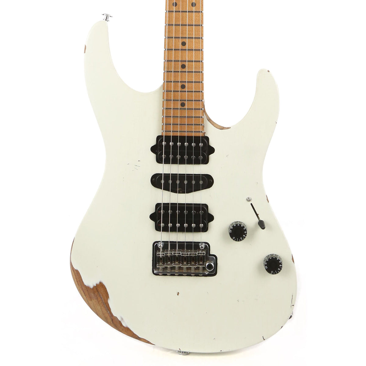 Suhr Modern Extreme Antique Ash Tranparent White — 1