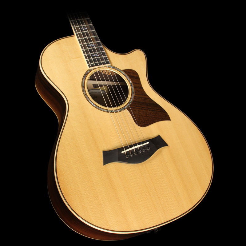 Used 2015 Taylor 812ce 12-Fret Grand Concert Brazilian Rosewood Acoustic Guitar Natural — 1