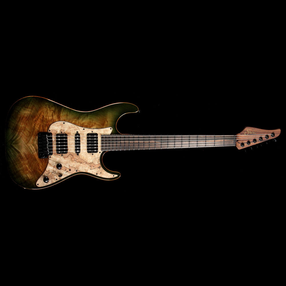 Suhr Standard Faded Trans Green Burst — 2