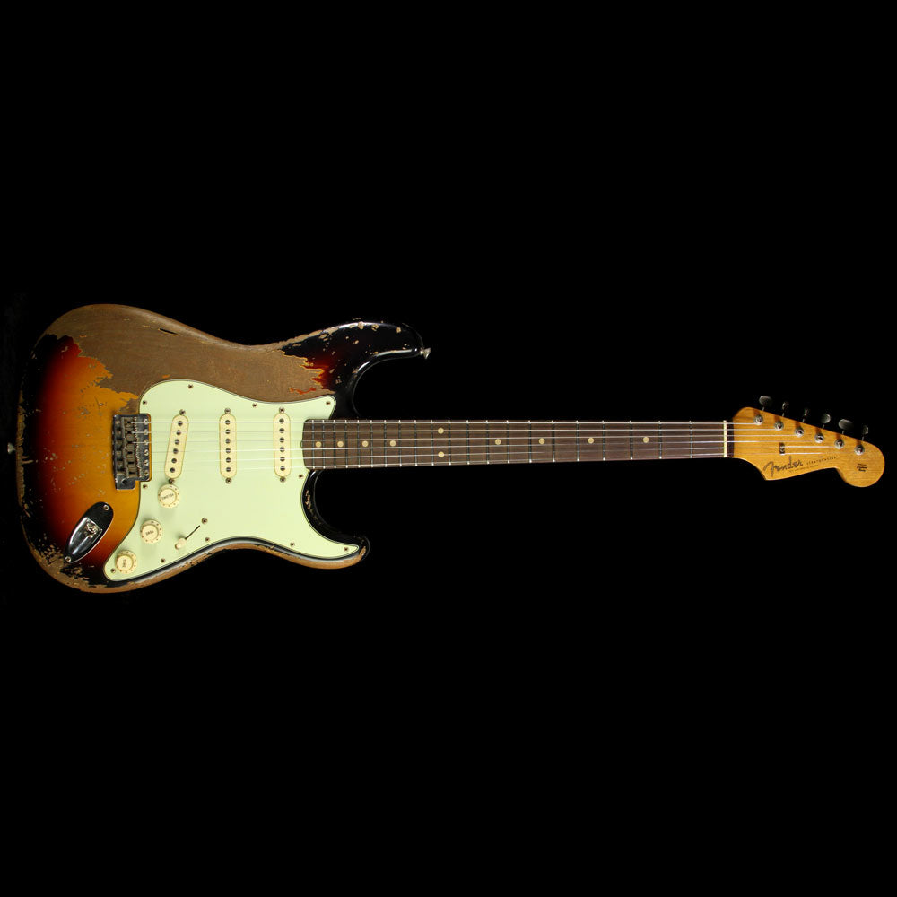 Fender Custom Shop Masterbuilt Jason Smith '60 Strat Roasted Alder Ultimate Relic Electric Guitar 3-Tone Sunburst — 2