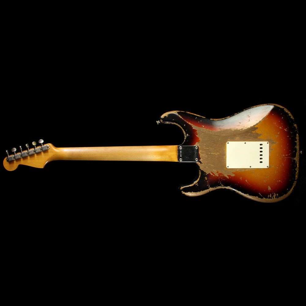 Fender Custom Shop Masterbuilt Jason Smith '60 Strat Roasted Alder Ultimate Relic Electric Guitar 3-Tone Sunburst — 3