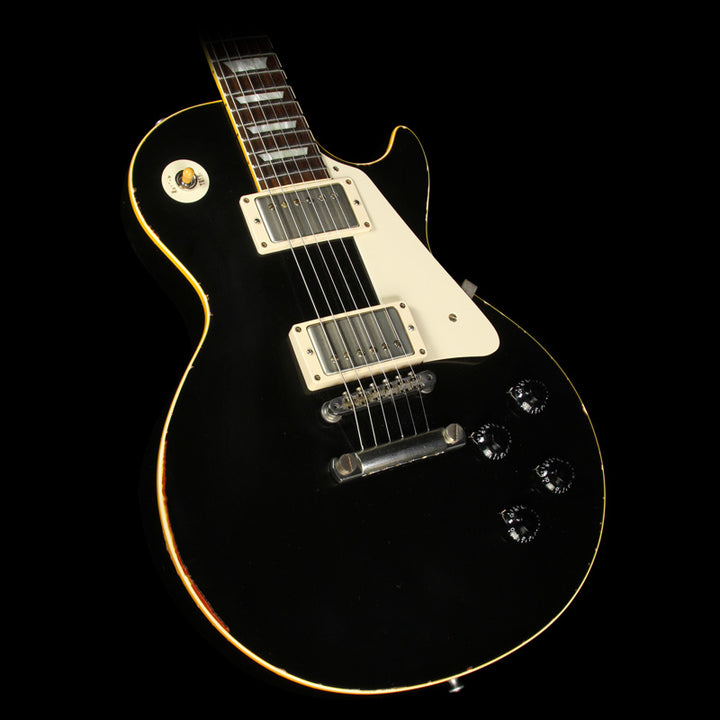 Used Gibson Custom CC 34 Blackburst 1959 Les Paul Electric Guitar Ebony over Washed Cherry