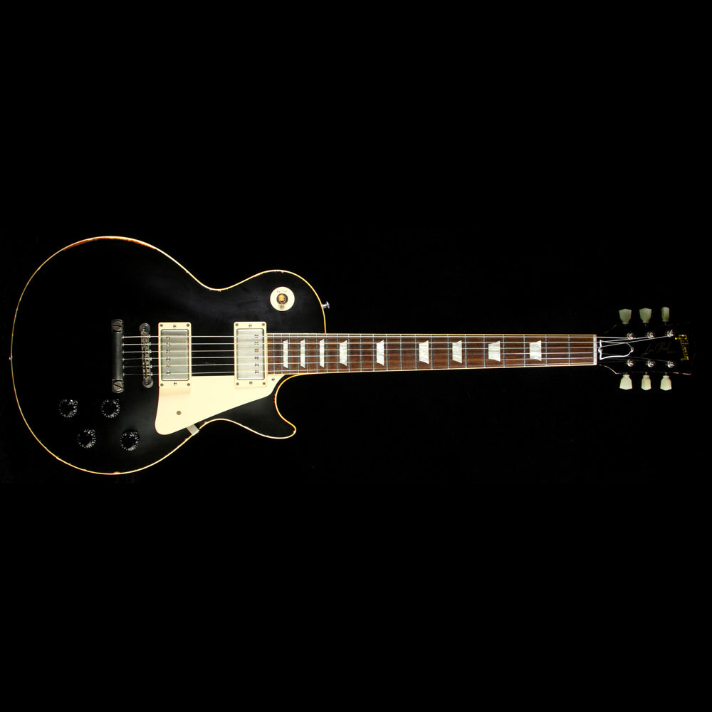 Used Gibson Custom CC 34 Blackburst 1959 Les Paul Electric Guitar Ebony over Washed Cherry — 2