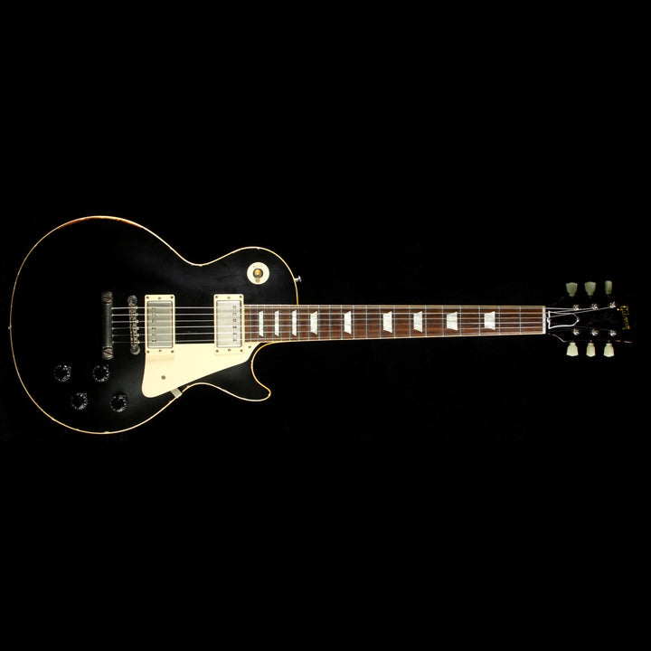Used Gibson Custom CC 34 Blackburst 1959 Les Paul Electric Guitar Ebony over Washed Cherry
