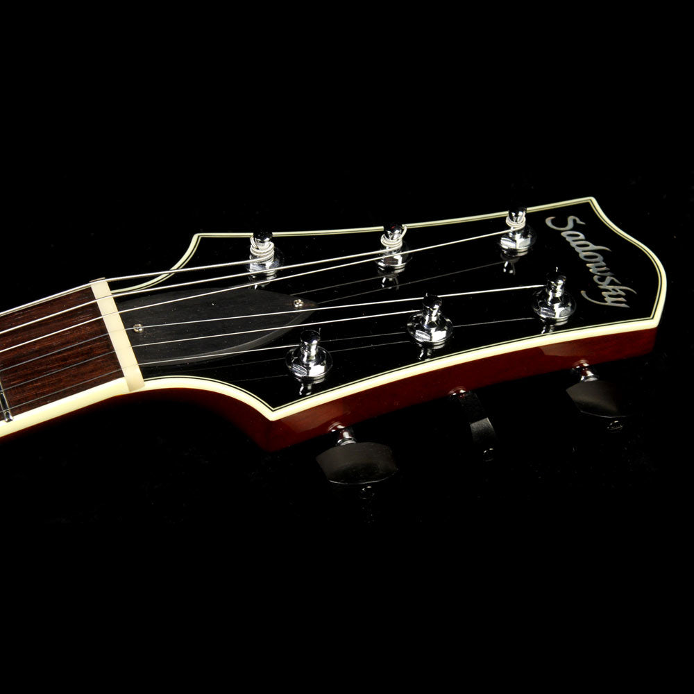 Used Sadowski Semi-Hollow Electric Guitar Sunburst — 4