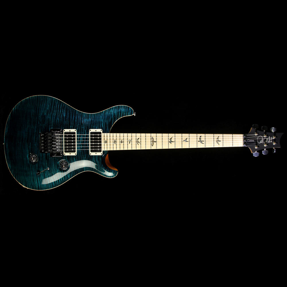 Used 2014 Paul Reed Smith Custom 24 Wood Library & Artist Package 10 Top Electric Guitar Azul — 2