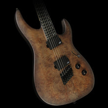 Legator Ninja 300-Pro Fanned Fret Electric Guitar Black Satin Burl