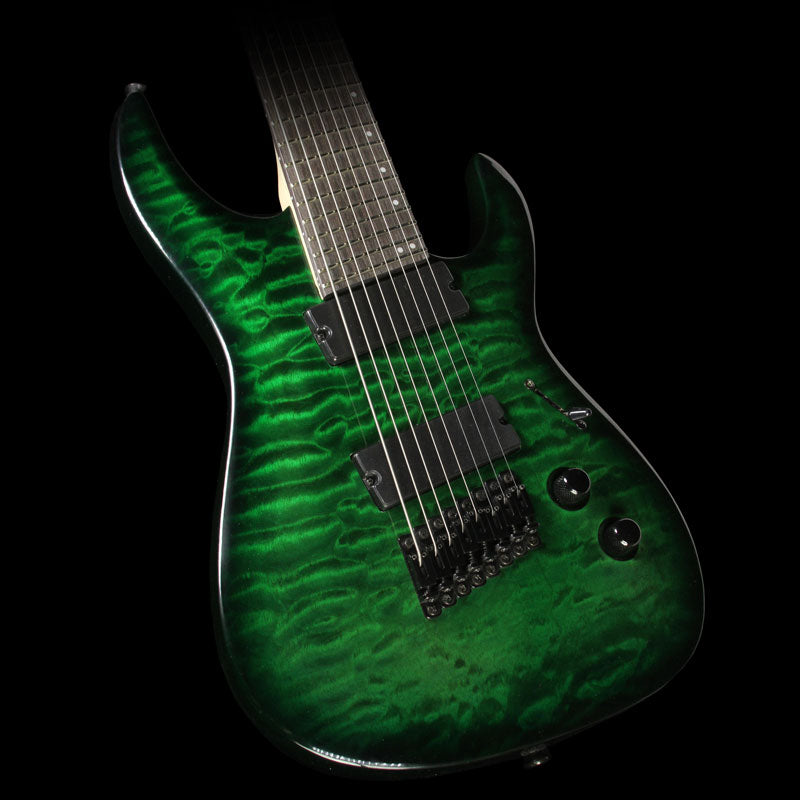 Legator Ninja-200 SE Fanned Fret 8-String Electric Guitar Emerald