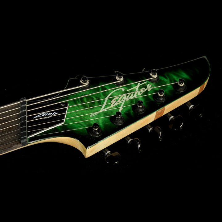 Legator Ninja-200 SE Fanned Fret 8-String Electric Guitar Emerald Burst