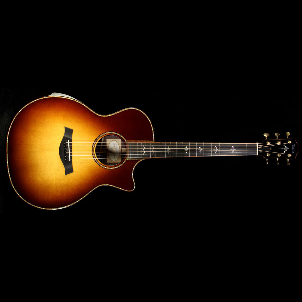 Taylor 914ce Grand Auditorium Acoustic-Electric Guitar Tobacco Sunburst — 2