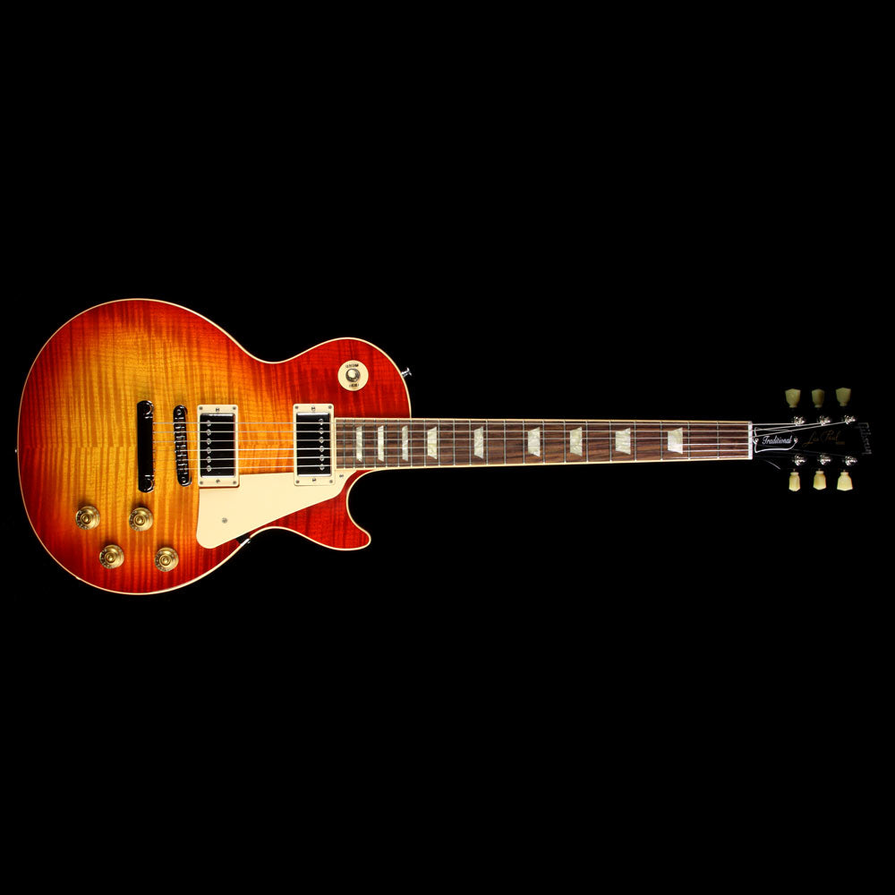 Used 2012 Gibson Les Paul Traditional Electric Guitar Cherry Sunburst — 2