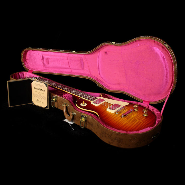 Used 2015 Gibson Custom Shop True Historic 1959 Les Paul Reissue Electric Guitar Vintage Cherry Sunburst