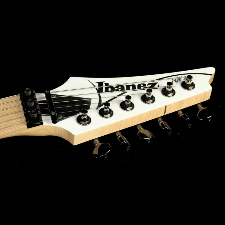 Used 2009 Ibanez PGM300RE Paul Gilbert Signature Electric Guitar White