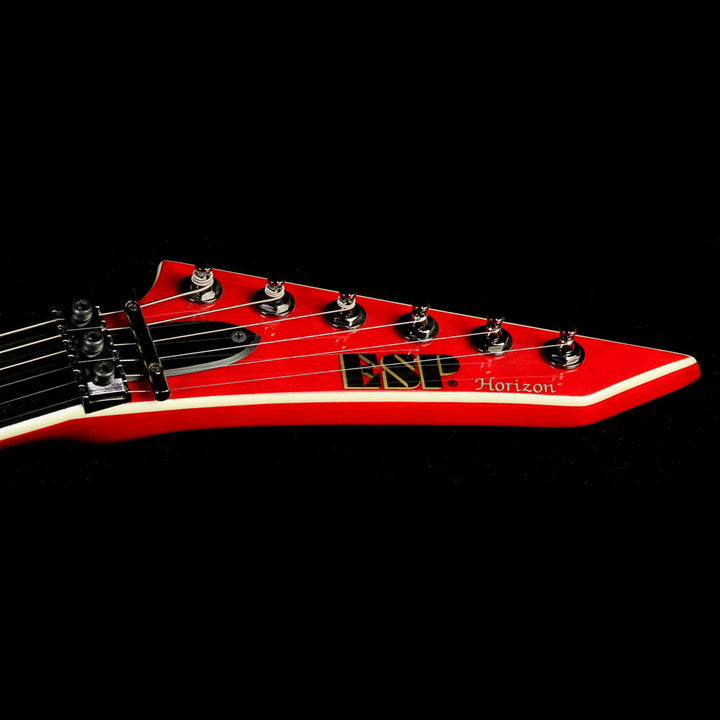 Used ESP Horizon FR-II Electric Guitar Transparent Red