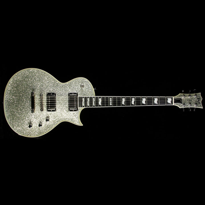 Used 2011 ESP Eclipse II Electric Guitar Silver Sparkle