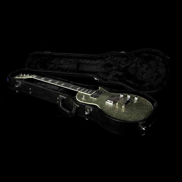 Used 2011 ESP Eclipse II Electric Guitar Silver Sparkle