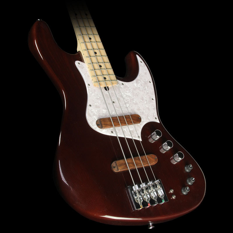 Used Xotic XJ-1T 4-String Electric Bass Black Cherry | The Music Zoo