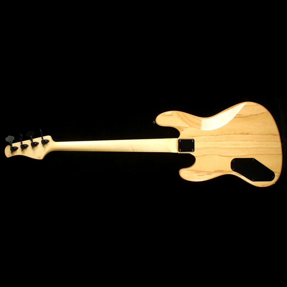 Used 2015 Suhr Custom Classic Buckeye Burl Electric Bass Natural — 3