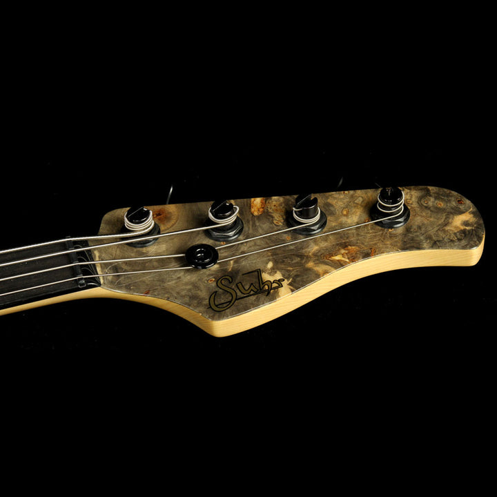 Used 2015 Suhr Custom Classic Buckeye Burl Electric Bass Natural
