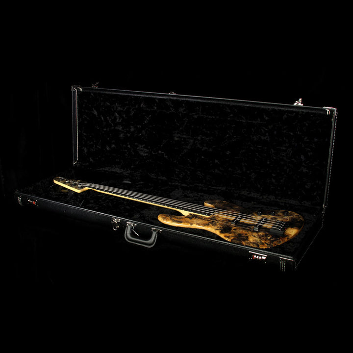 Used 2015 Suhr Custom Classic Buckeye Burl Electric Bass Natural