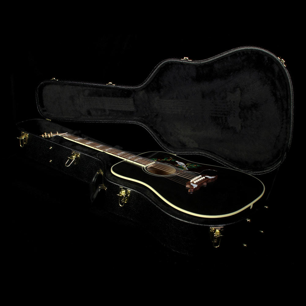 Gibson Montana Limited Edition Dove Acoustic Guitar Transparent Ebony — 5