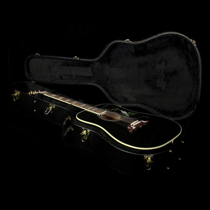 Gibson Montana Limited Edition Dove Acoustic Guitar Transparent Ebony