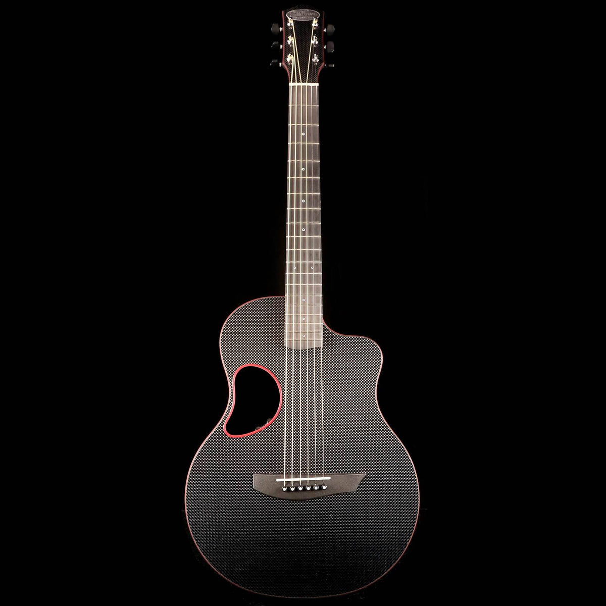McPherson Touring Carbon Fiber Acoustic Guitar Red Binding — 2