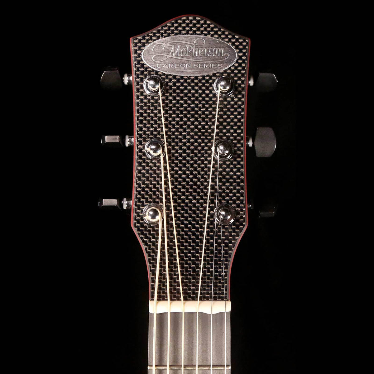 McPherson Touring Carbon Fiber Acoustic Guitar Red Binding — 4
