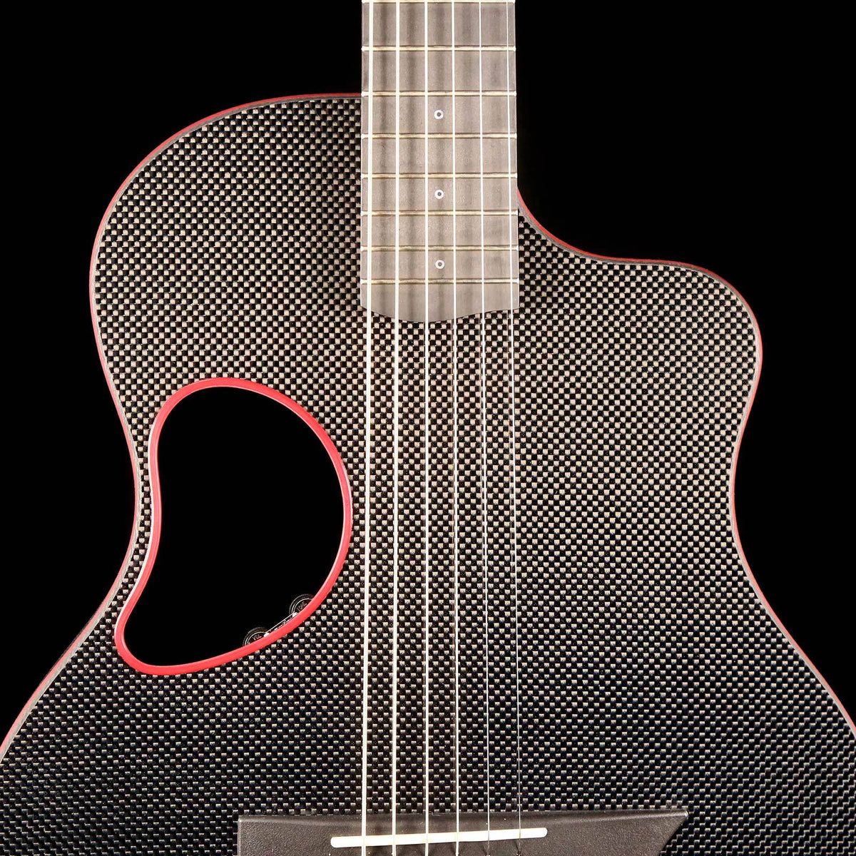 McPherson Touring Carbon Fiber Acoustic Guitar Red Binding — 6