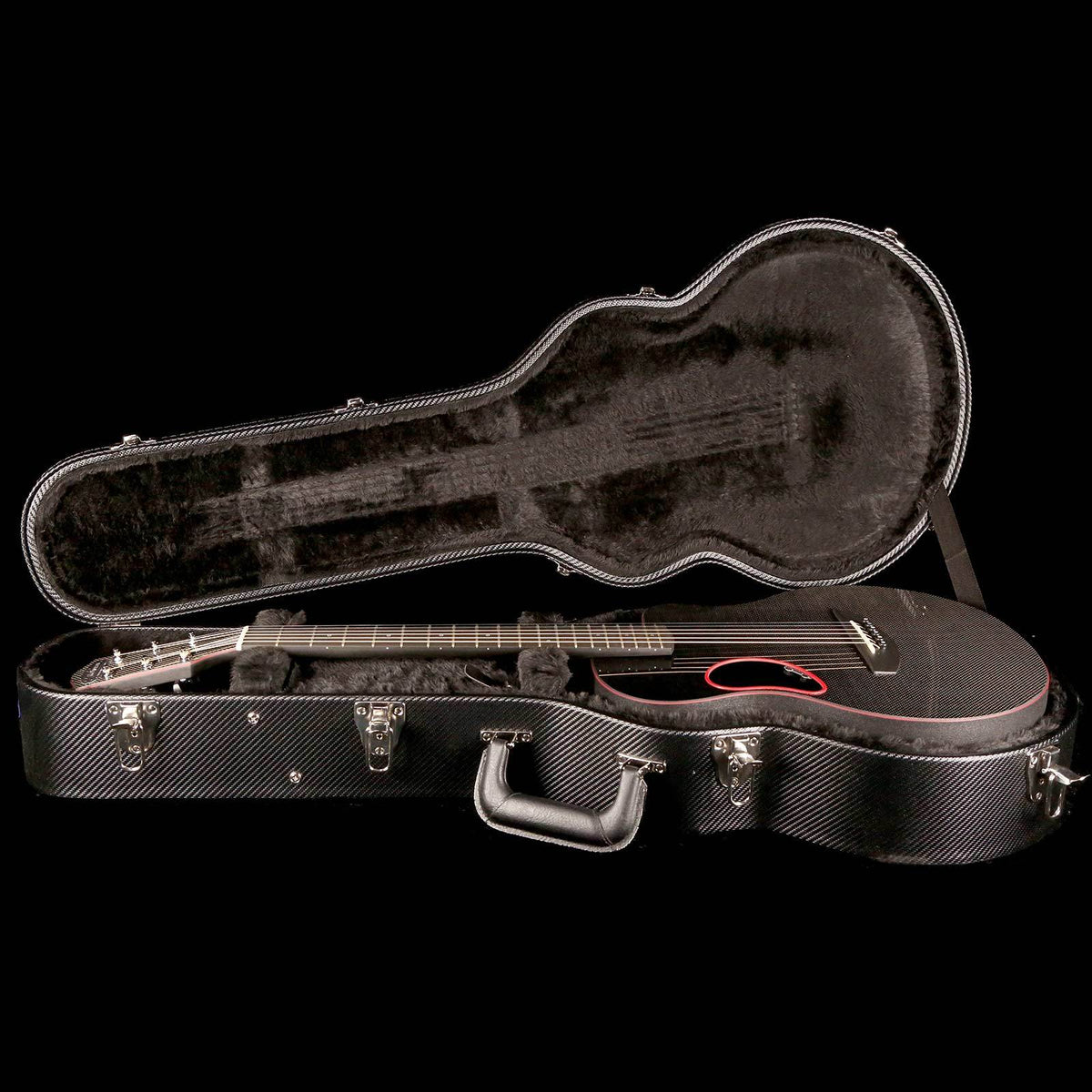 McPherson Touring Carbon Fiber Acoustic Guitar Red Binding — 7