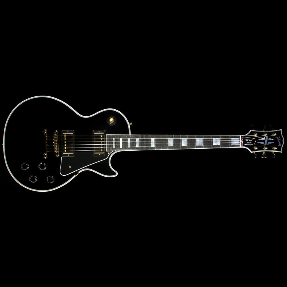 Used Gibson Custom Shop Les Paul Custom Electric Guitar Ebony — 2